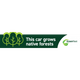 Image of green Greenfleet car sticker.