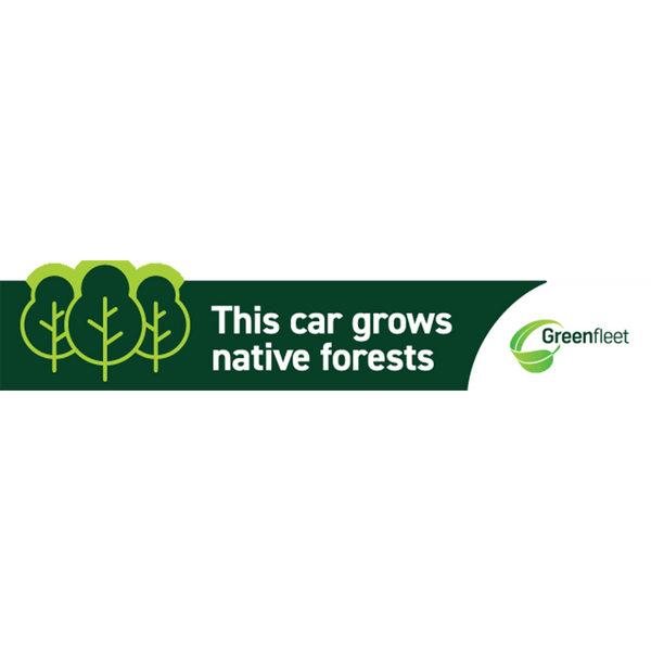 Image of green Greenfleet car sticker.